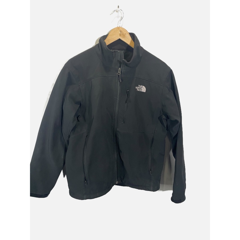 The North Face Apex Bionic Jacket Mens Medium Black Softshell Windproof Outdoor